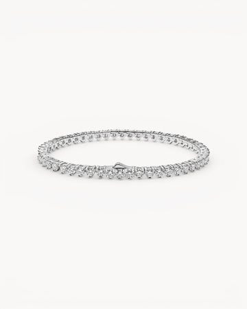 Theiaura 3-Prong Moissanite Tennis Bracelet - THEIAURA&CO.