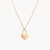 Theiaura Amour Lock Pendant Necklace