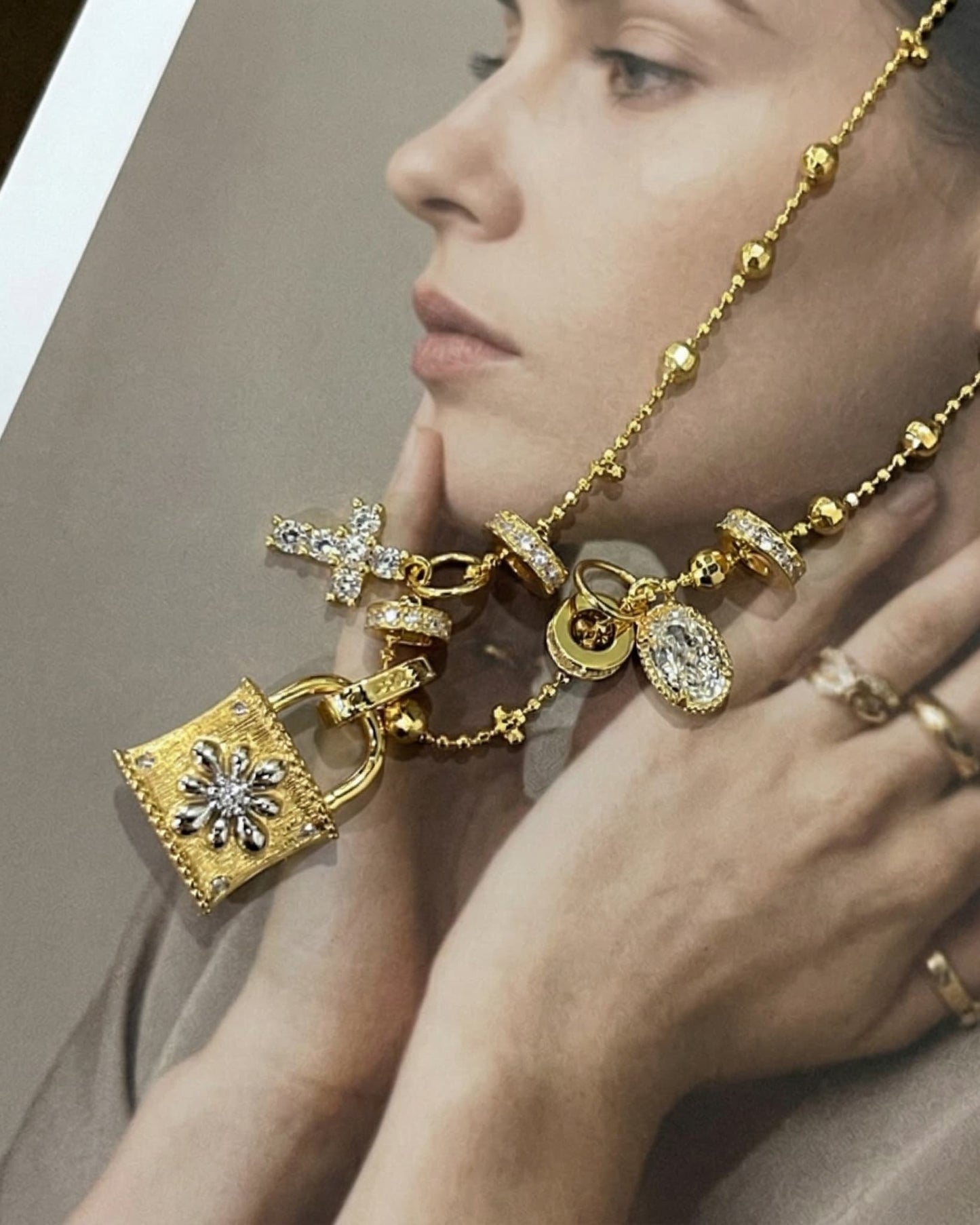 Theiaura Beloved Lock Necklace - THEIAURA&CO.