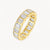 Theiaura Bezel Emerald Cut Moissanite Ring (3.6 Ct. Tw.)