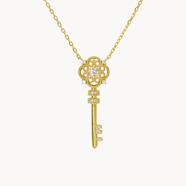 Theiaura Bloom Key Necklace