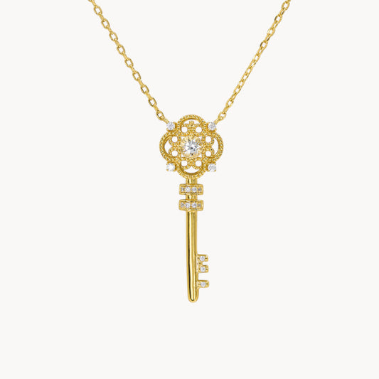 Theiaura Bloom Key Necklace