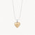 Theiaura Celeste Reversible Heart Pendant Necklace