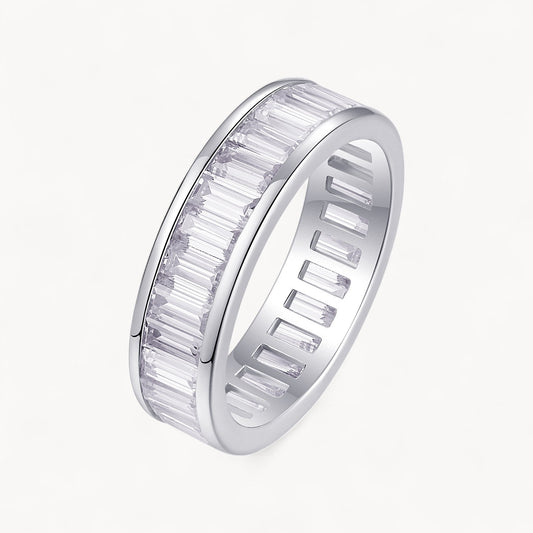 Theiaura Emerald-Cut Moissanite Eternity Ring (6.4 Ct. Tw.) - THEIAURA&CO.