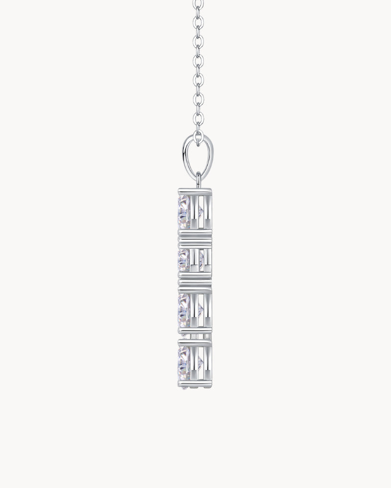 Theiaura Moissanite Cross Pendant Necklace - THEIAURA&CO.