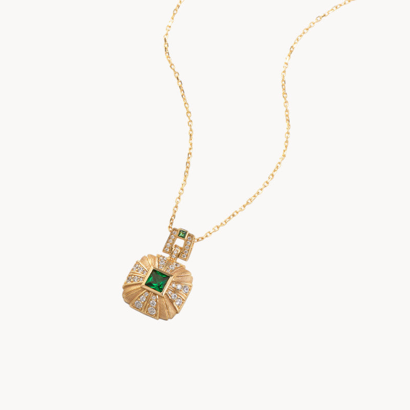Theiaura Deco Radiance Pendant Necklace - THEIAURA&CO.