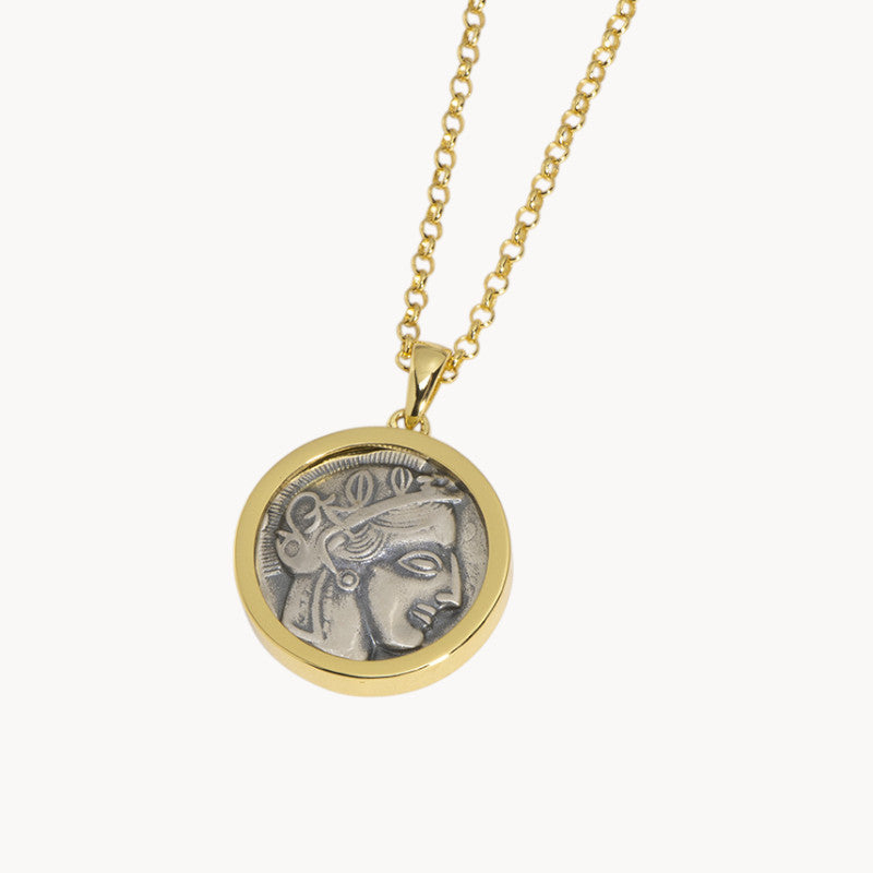 Theiaura Dion Medallion Pendant Necklace - THEIAURA&CO.