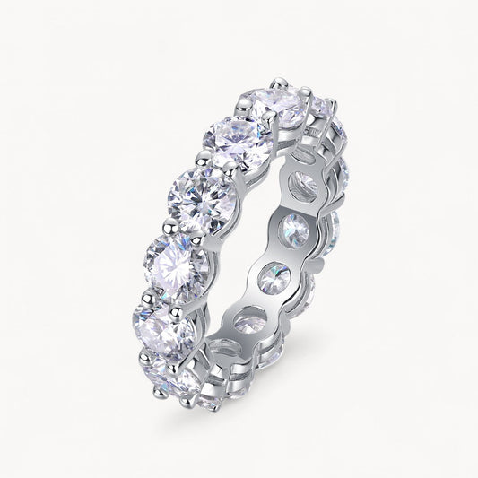 Theiaura Elegant Pavé Moissanite Ring (7.0 Ct. Tw.) - THEIAURA&CO.