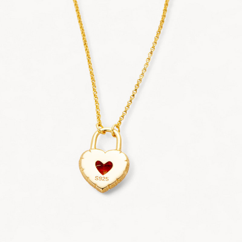 Theiaura Ember Lock Pendant Necklace - THEIAURA&CO.