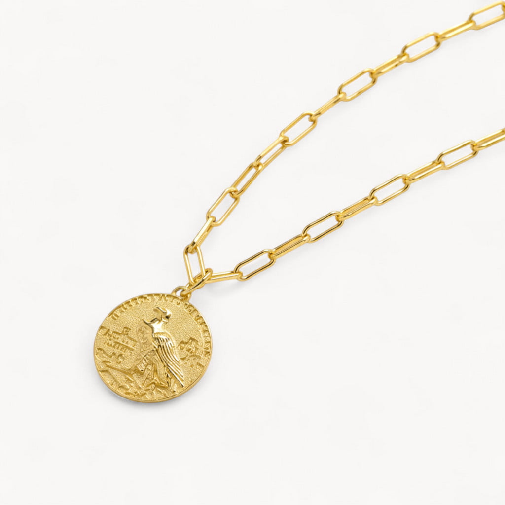 Theiaura Empress Medallion Pendant Necklace - THEIAURA&CO.