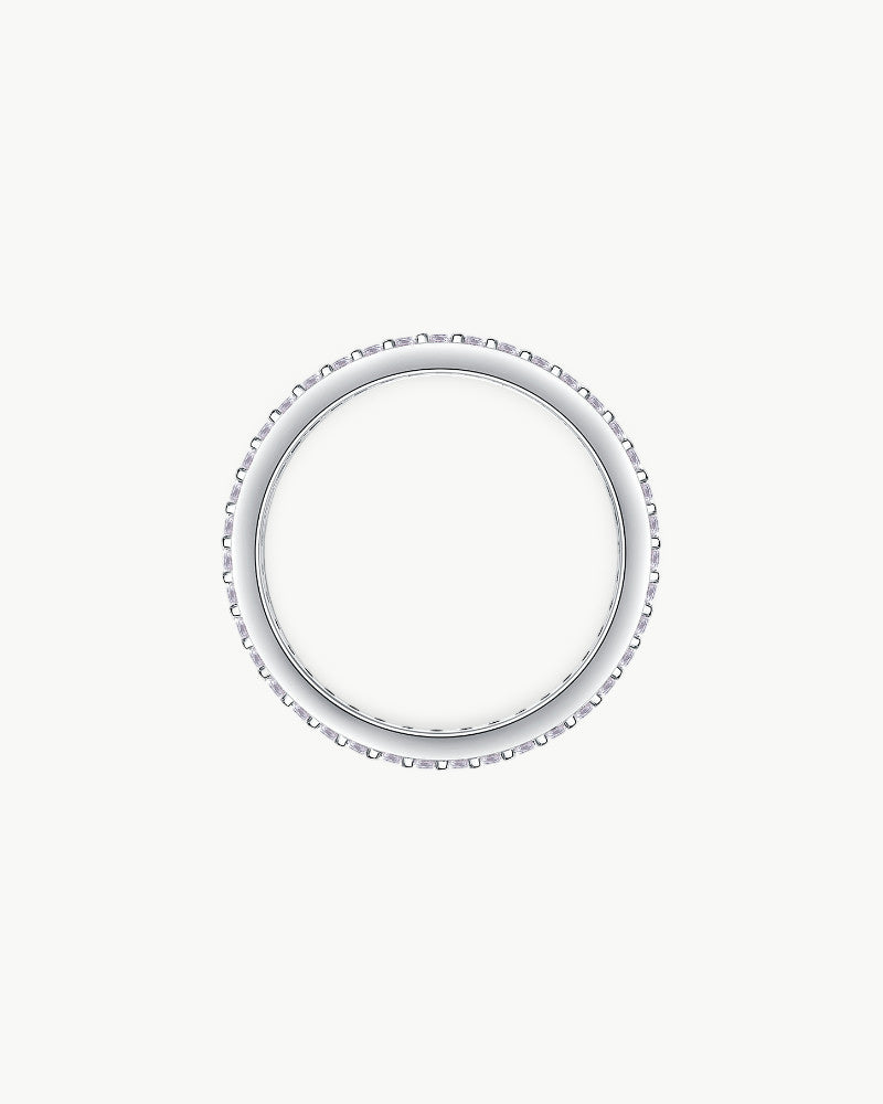 Theiaura Five Row Pavé Moissanite Ring - THEIAURA&CO.