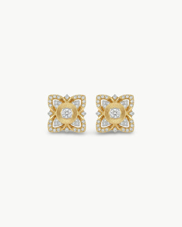 Theiaura Fleur de Fortuna Stud Earrings - THEIAURA&CO.