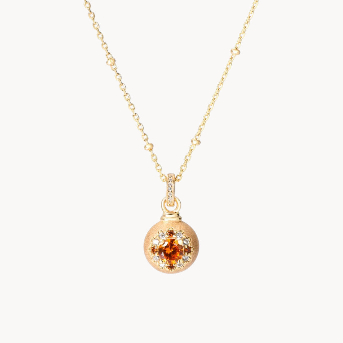Theiaura Garnet Ember Necklace
