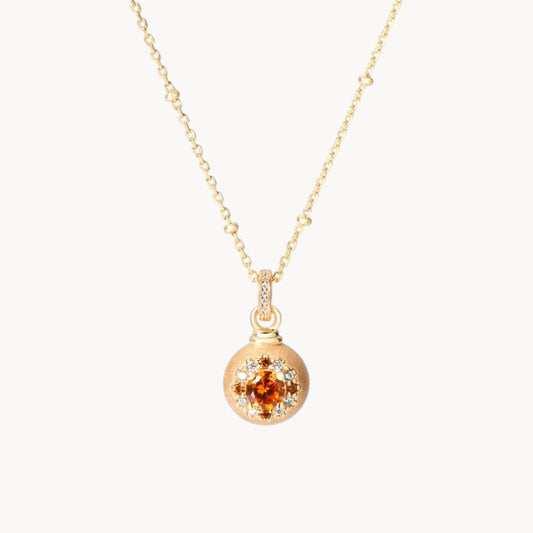 Theiaura Garnet Ember Necklace