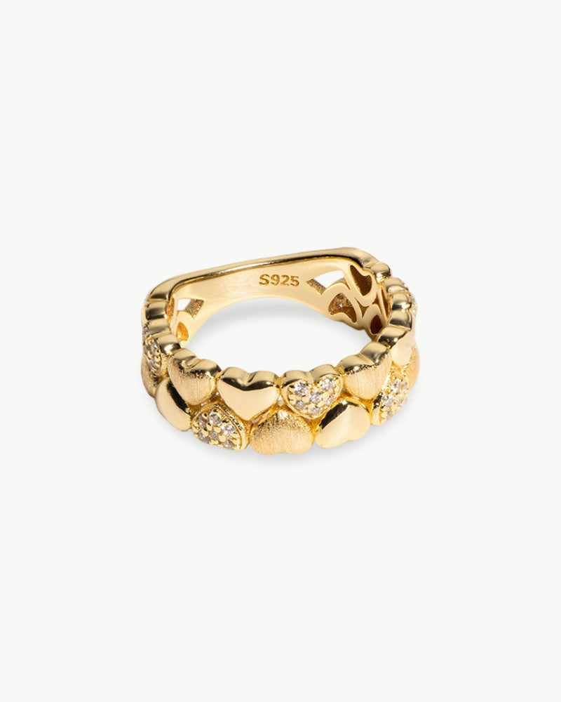 Theiaura Gilded Heart Ring - THEIAURA&CO.