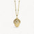 Theiaura Golden Acorn Pendant Necklace