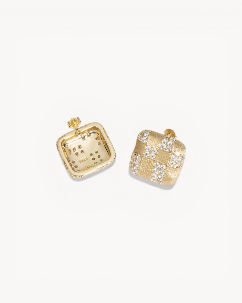 Theiaura Lattice Glow Stud Earrings - THEIAURA&CO.
