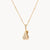 Theiaura Lumi Pear Pendant Necklace