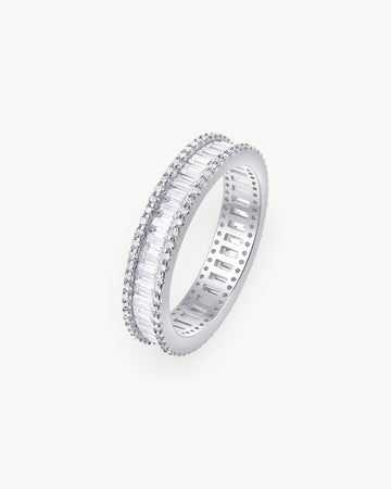 Theiaura Luxe Emerald Cut Moissanite Ring - THEIAURA&CO.