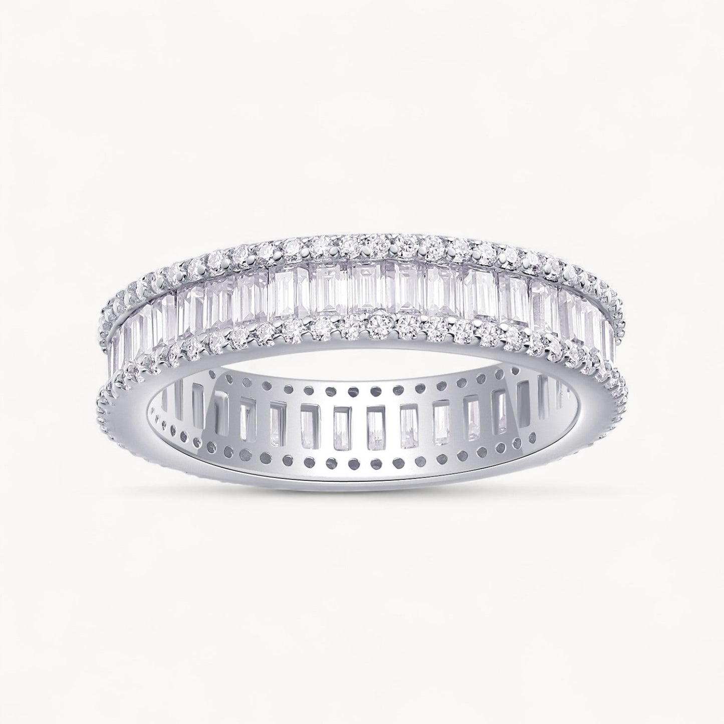 Theiaura Luxe Emerald Cut Moissanite Ring (4.6 Ct. Tw.) - THEIAURA&CO.