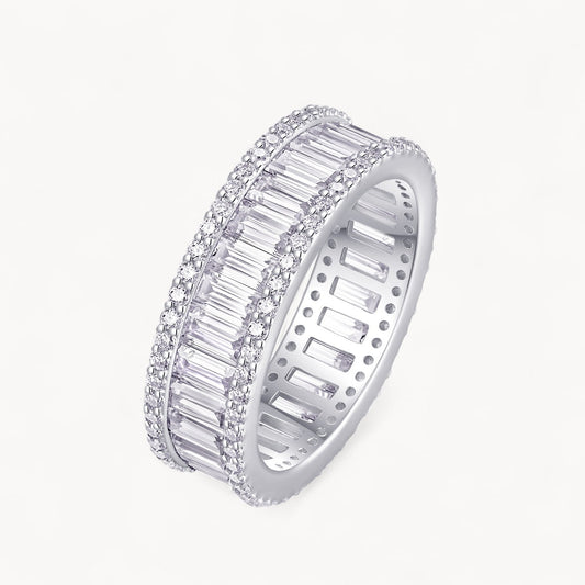 Theiaura Luxe Emerald Cut Moissanite Ring (6.3 Ct. Tw.) - THEIAURA&CO.
