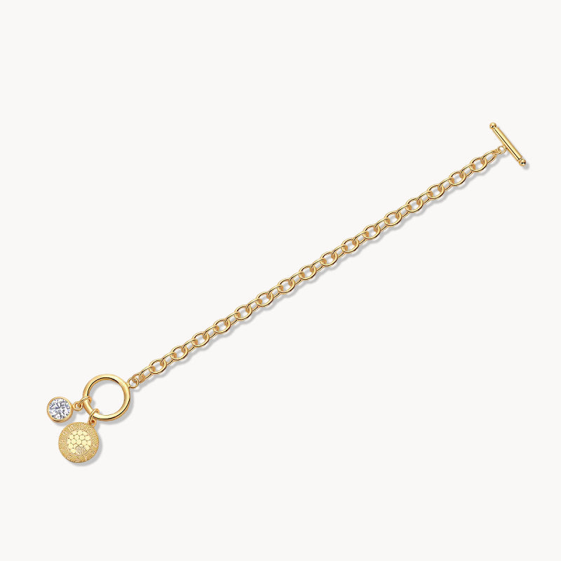 Theiaura Moissanite Chain Bracelet - THEIAURA&CO.