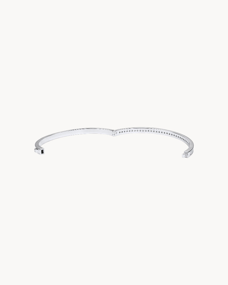 Theiaura Moissanite Eternity Bangle Bracelet - THEIAURA&CO.