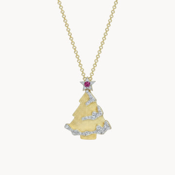 Theiaura Noel Tree Pendant Necklace - THEIAURA&CO.