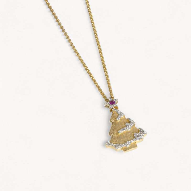 Theiaura Noel Tree Pendant Necklace - THEIAURA&CO.