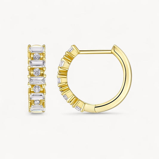 Theiaura Perfect Moissanite Hoop Earrings (2.24 Ct. Tw.) - THEIAURA&CO.