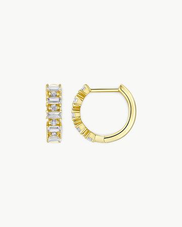 Theiaura Perfect Moissanite Hoop Earrings - THEIAURA&CO.