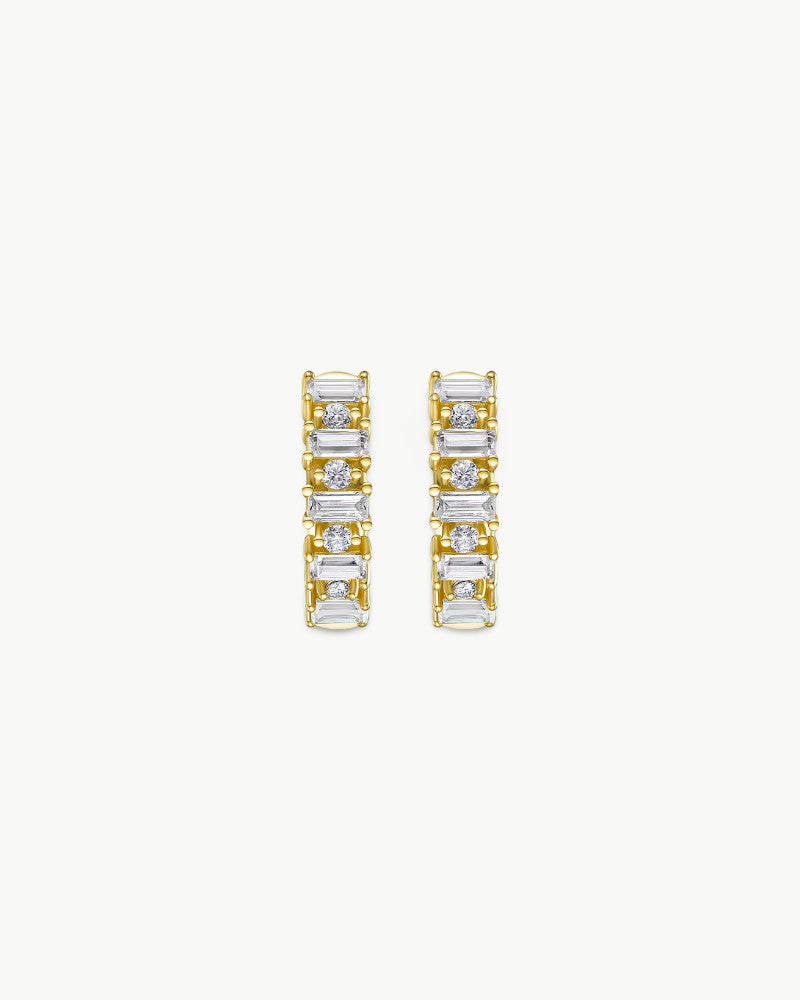 Theiaura Perfect Moissanite Hoop Earrings - THEIAURA&CO.
