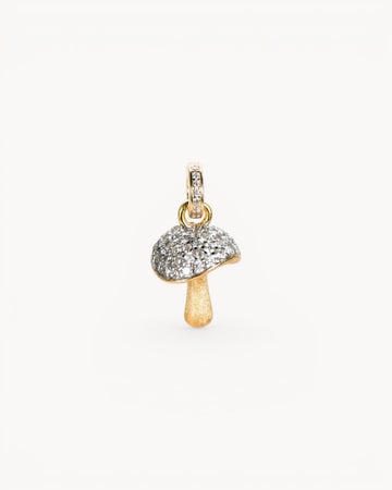 Theiaura Pavé Mushroom Charm - THEIAURA & CO.