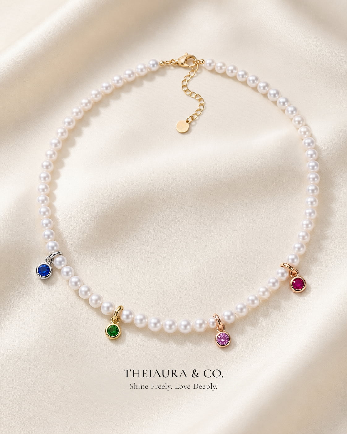 Theiaura Prism Pearl Necklace - THEIAURA & CO.
