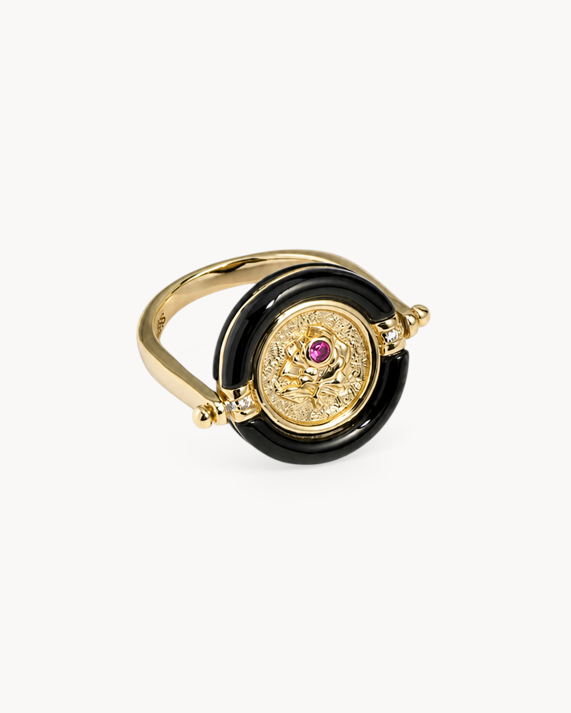 Theiaura Rosalia Medallion Ring - THEIAURA & CO.