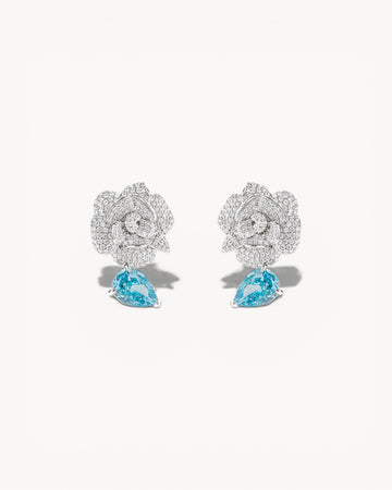 Theiaura Rosée Bleue Drop Earrings - THEIAURA&CO.
