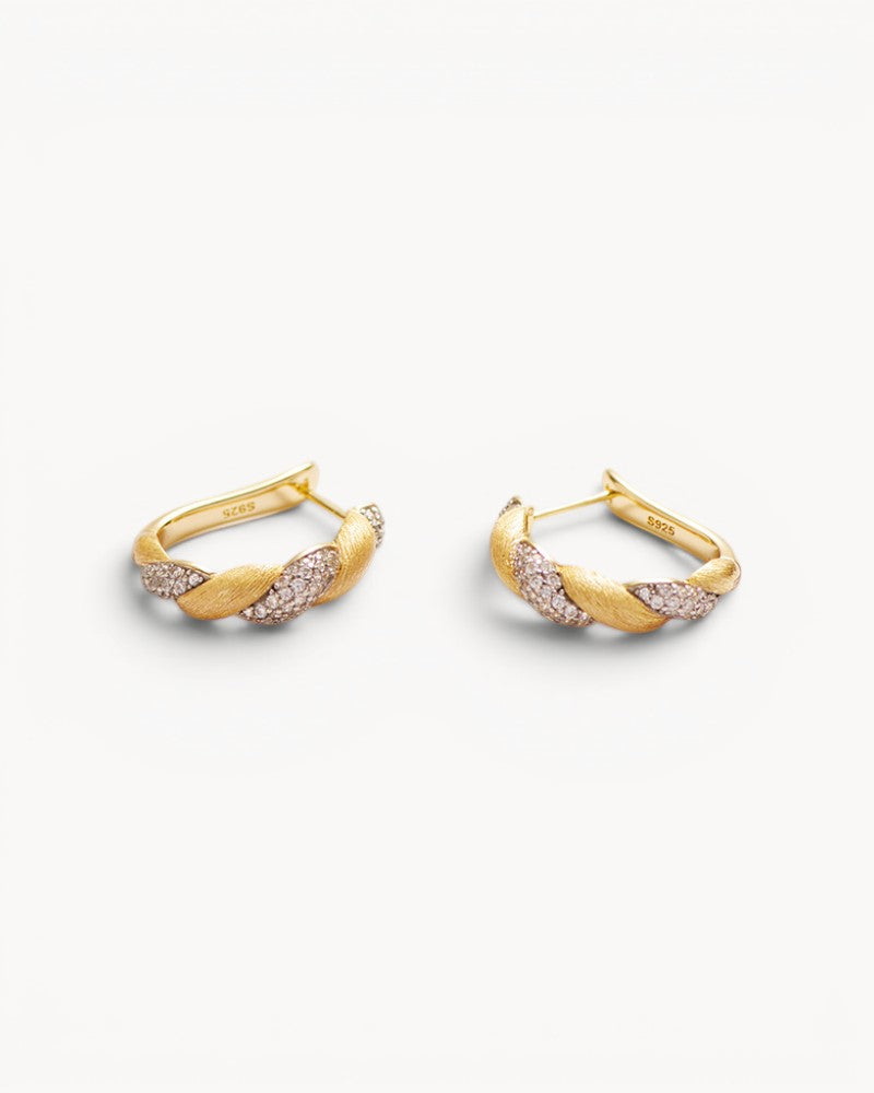 Theiaura Twine Glow Hoop Earrings - THEIAURA&CO.