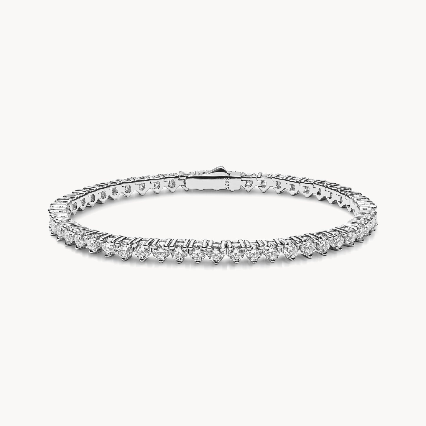 Theiaura 3-Prong Moissanite Tennis Bracelet - THEIAURA&CO.