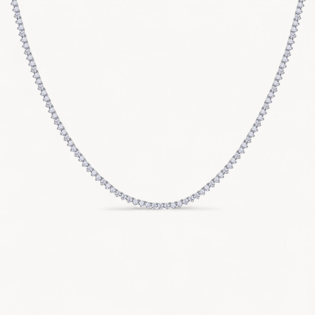 Theiaura 3-prong Moissanite Tennis Necklace (13.9 - 16.9 Ct. Tw.) - THEIAURA&CO.