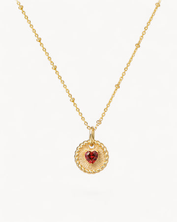Theiaura Amour Medallion Pendant Necklace - THEIAURA&CO.