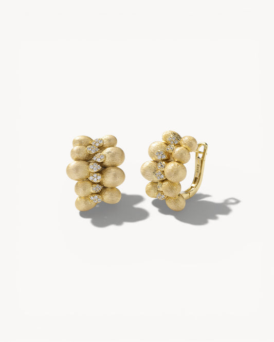 Theiaura Aurea Cluster Hoop Earrings - THEIAURA&CO.