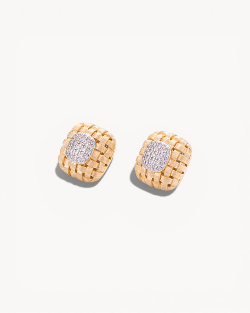 Theiaura Aurelia Weave Stud Earrings - THEIAURA&CO.