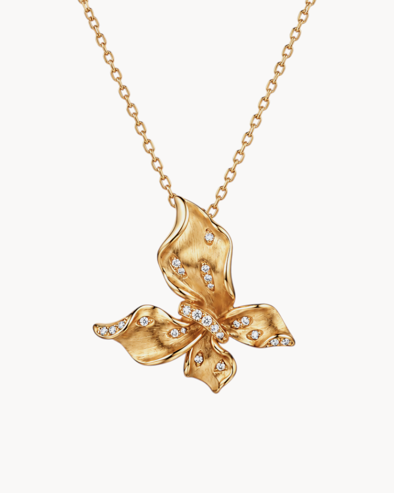 Theiaura Aurielle Butterfly Pendant Necklace - THEIAURA & CO.