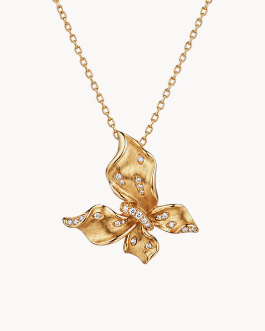 Theiaura Aurielle Butterfly Pendant Necklace - THEIAURA & CO.