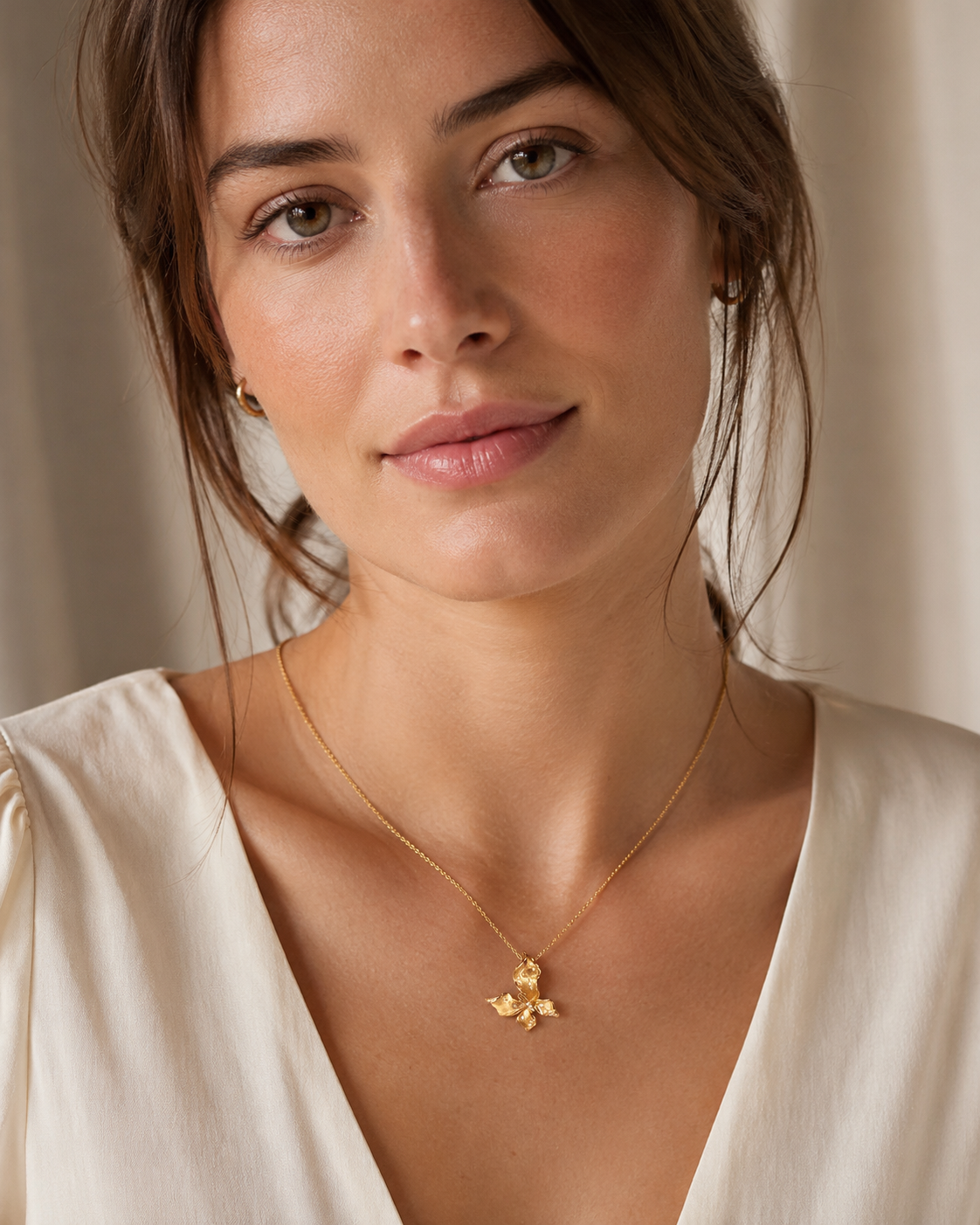 Theiaura Aurielle Butterfly Pendant Necklace - THEIAURA & CO.