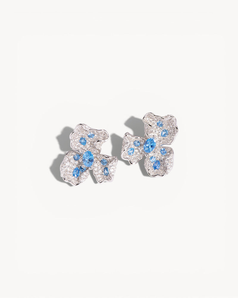 Theiaura Azure Petal Earrings - THEIAURA&CO.