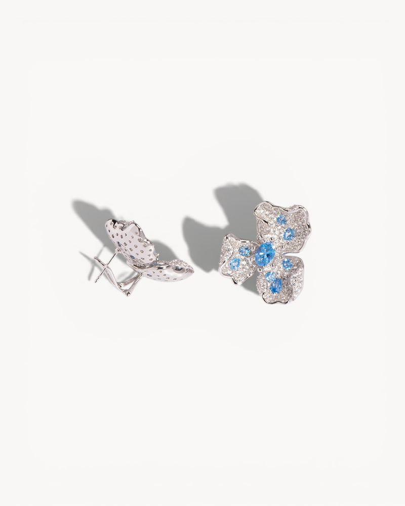 Theiaura Azure Petal Earrings - THEIAURA&CO.