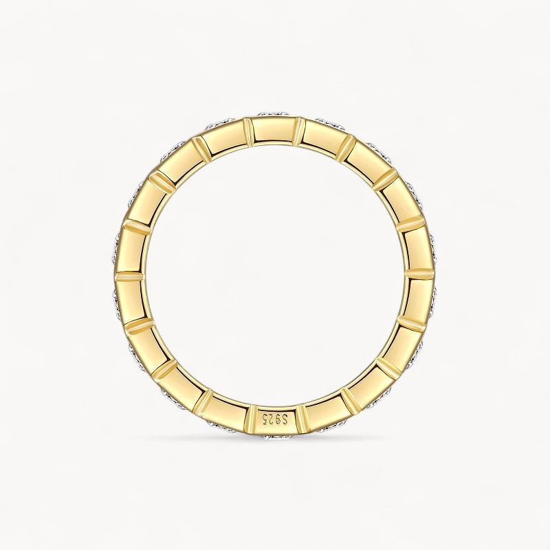 Theiaura Bezel Emerald Cut Moissanite Ring (3.6 Ct. Tw.) - THEIAURA&CO.