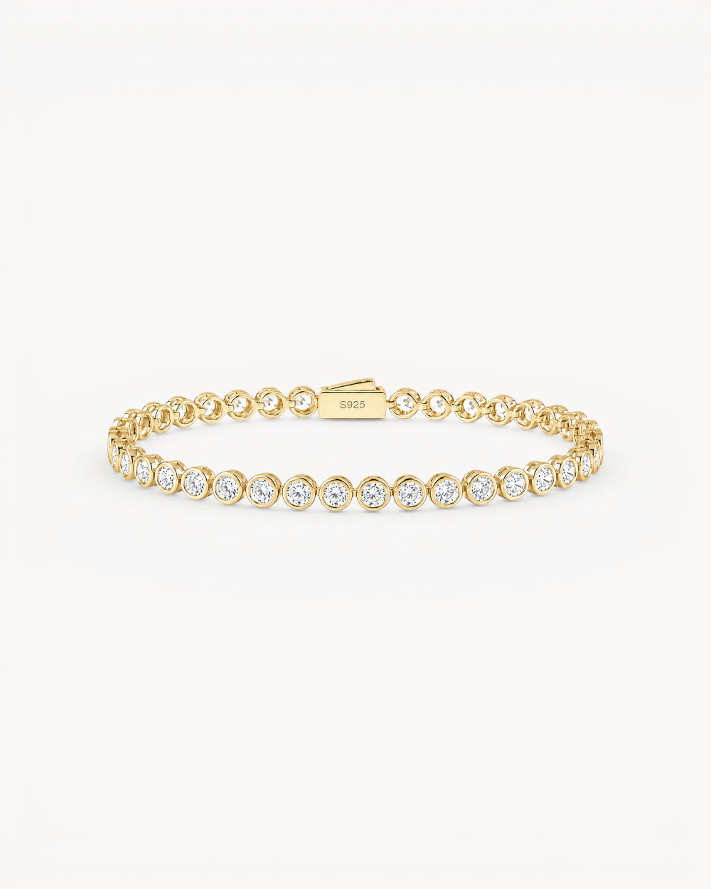 Theiaura Bezel Tennis Bracelet