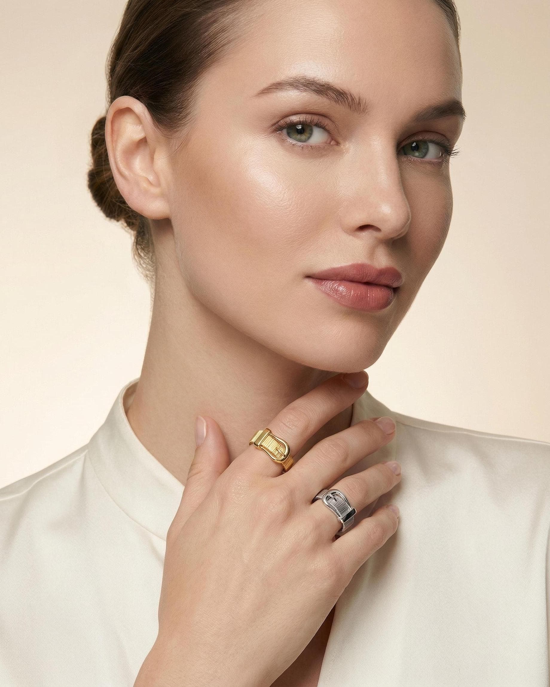 Theiaura Bold Buckle Ring - THEIAURA&CO.